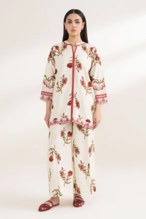 Embroidered Arabic Khaddar Shirt