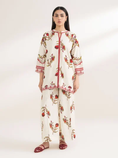 Embroidered Arabic Khaddar Shirt