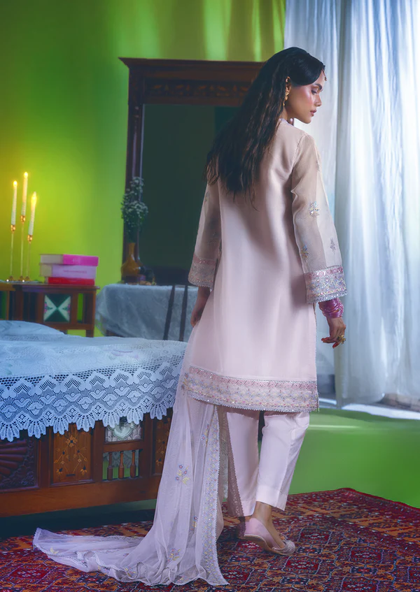 Lilac-Textured-Net-3 Piece - Image 5