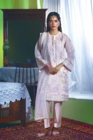 Lilac-Textured-Net-3 Piece