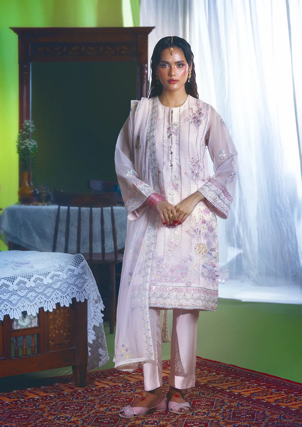 Lilac-Textured-Net-3 Piece