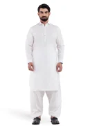 White-Cotton-Shalwar Suit