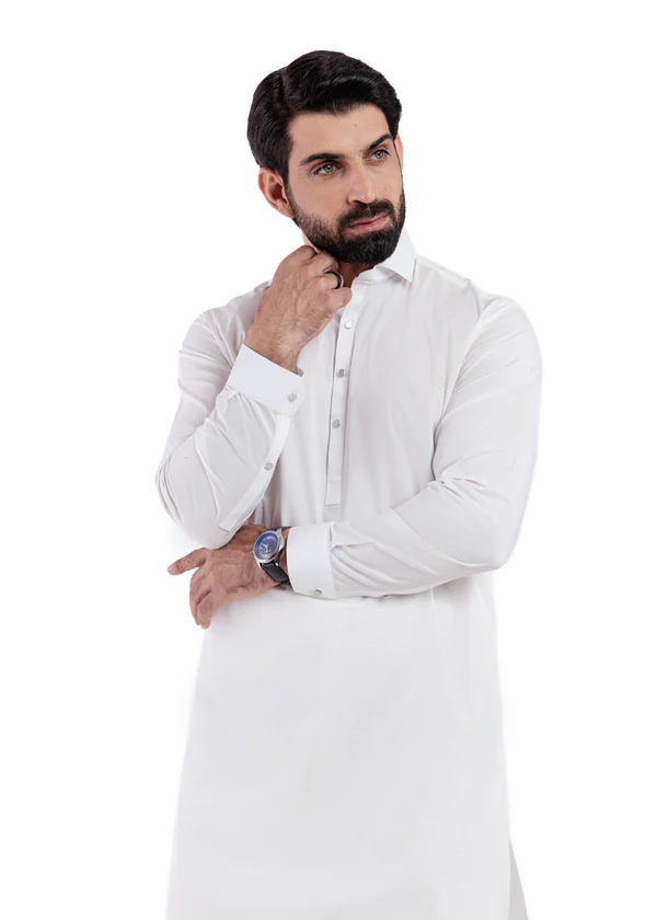 White-Cotton-Shalwar Suit - Image 5