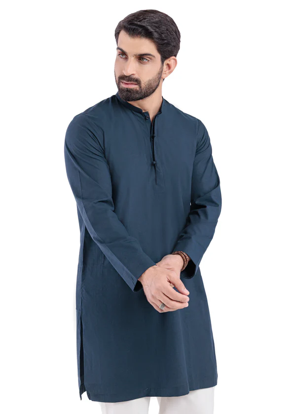 Navy-Blended-Kurta - Image 8