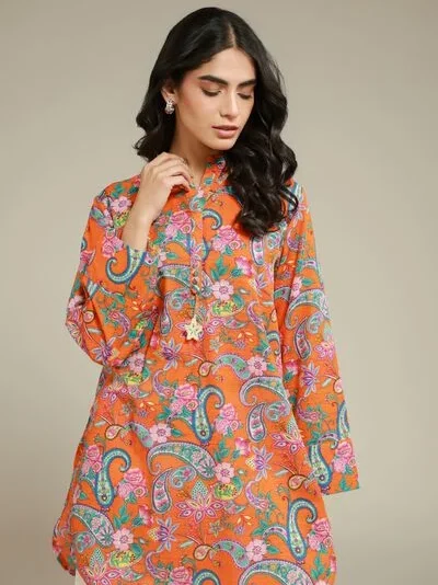 Floral Paisley Kurta