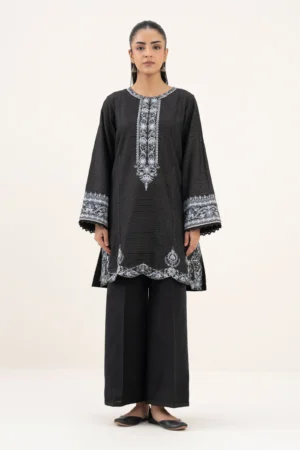 Embroidered Zari Cotton Shirt
