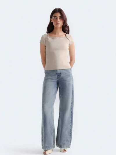 Wide Leg Fit Jeans