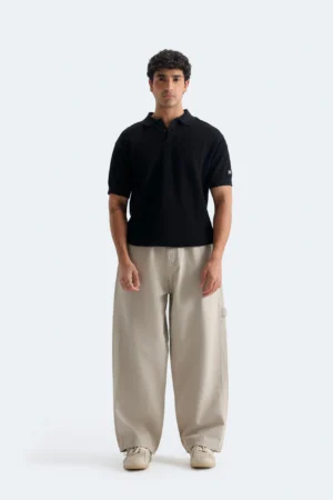 Textured Polo Shirt
