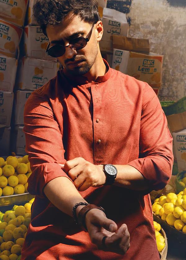 Rust-Blended-Shalwar Suit