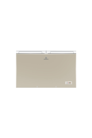 91998 Signature Inverter Glass Door Champagne Twin Door Freezer
