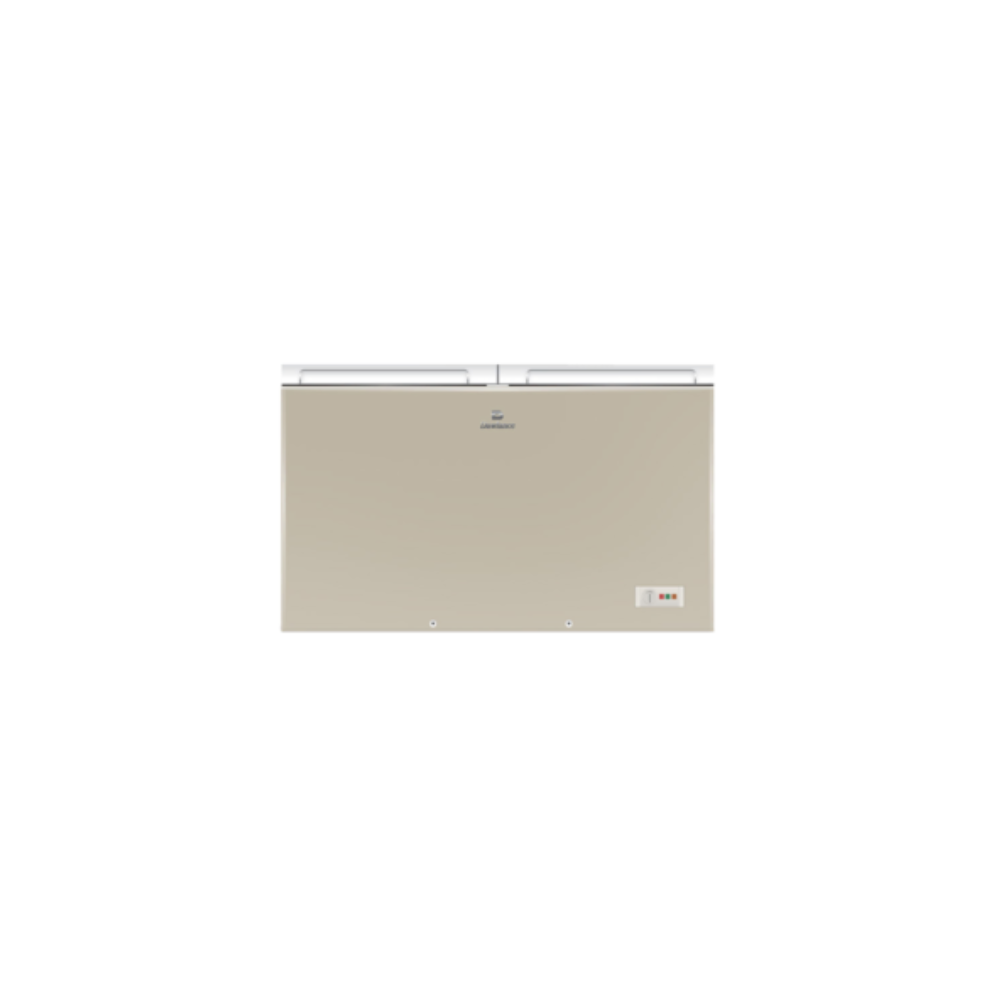 91998 Signature Inverter Glass Door Champagne Twin Door Freezer