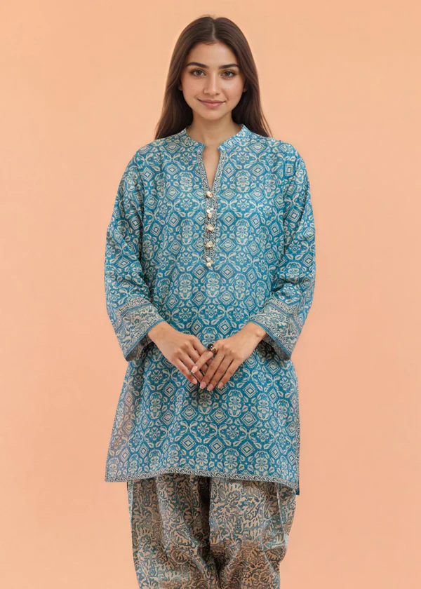Blue-Lawn-2 Piece - Image 5