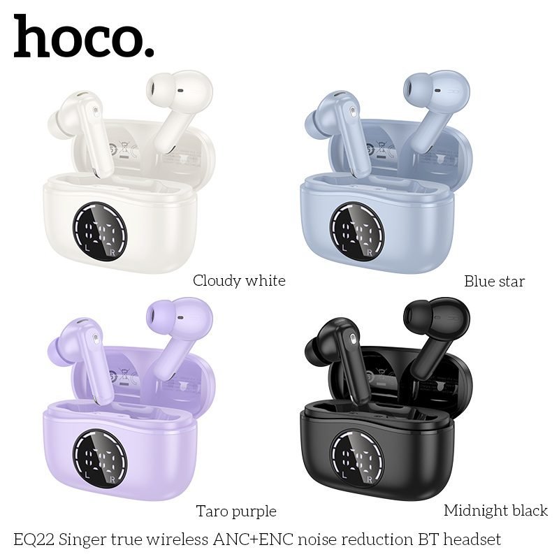 HOCO EQ22 Singer ANC ENC TWS Wireless Earbuds - Image 3