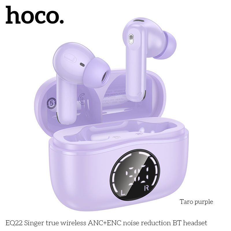 HOCO EQ22 Singer ANC ENC TWS Wireless Earbuds - Image 2