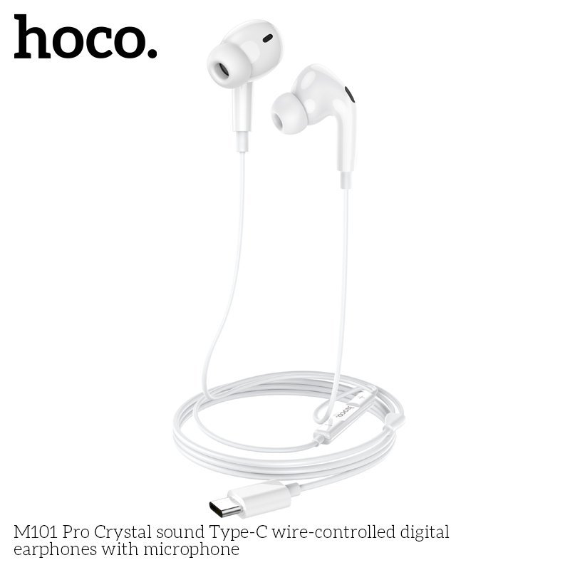 HOCO M101 Pro Crystal Type-C Handsfree - Image 2